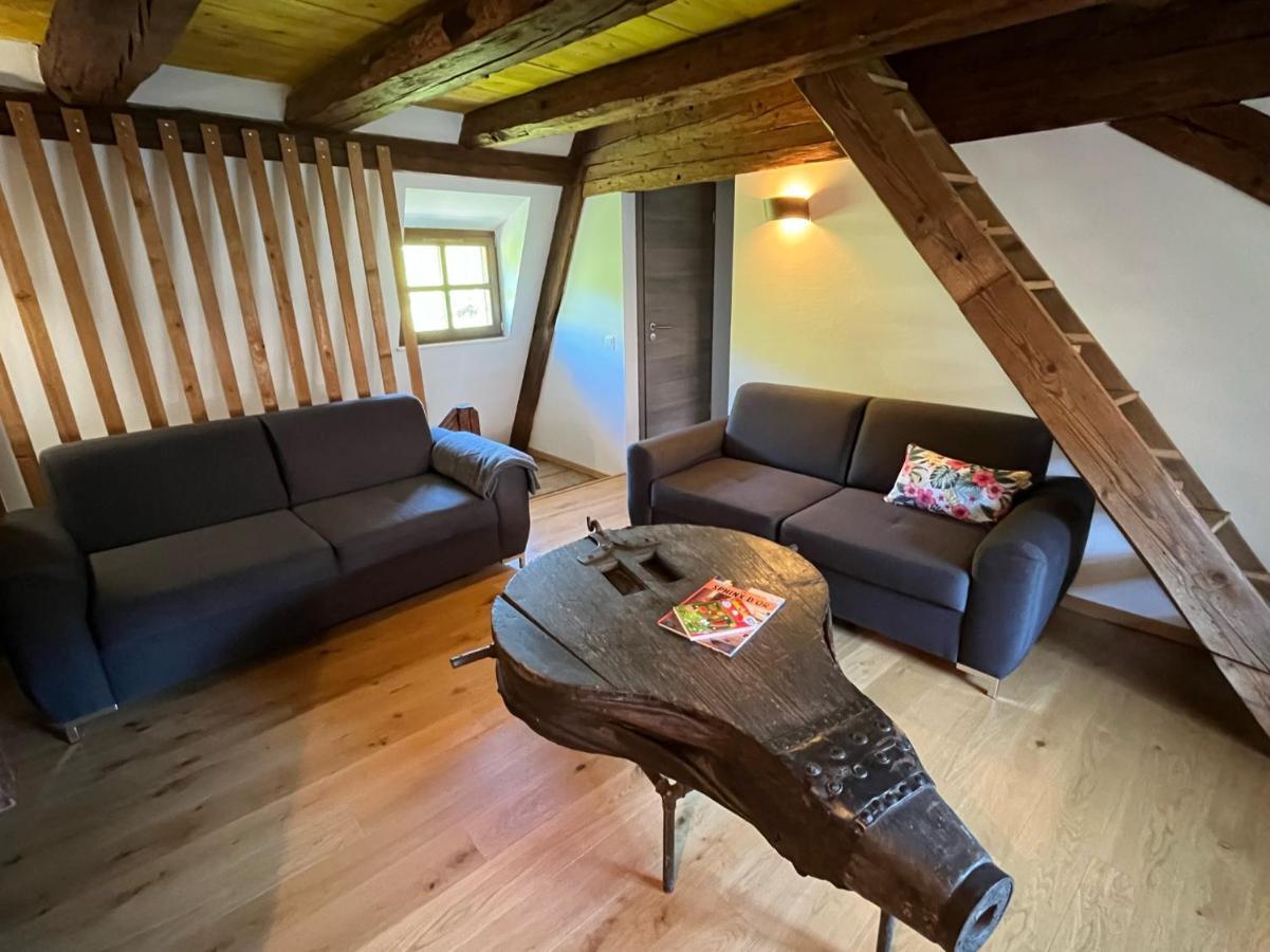 Domaine La Cour Des Nobles - Demeure, Maison Et Appartements Au Coeur De Ρικβίρ Εξωτερικό φωτογραφία